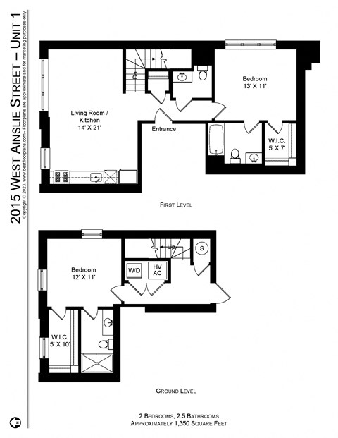 2015-19 W. Ainslie / 4855-57 N. Seeley 1-3 Beds Apartment for Rent - Photo Gallery 17